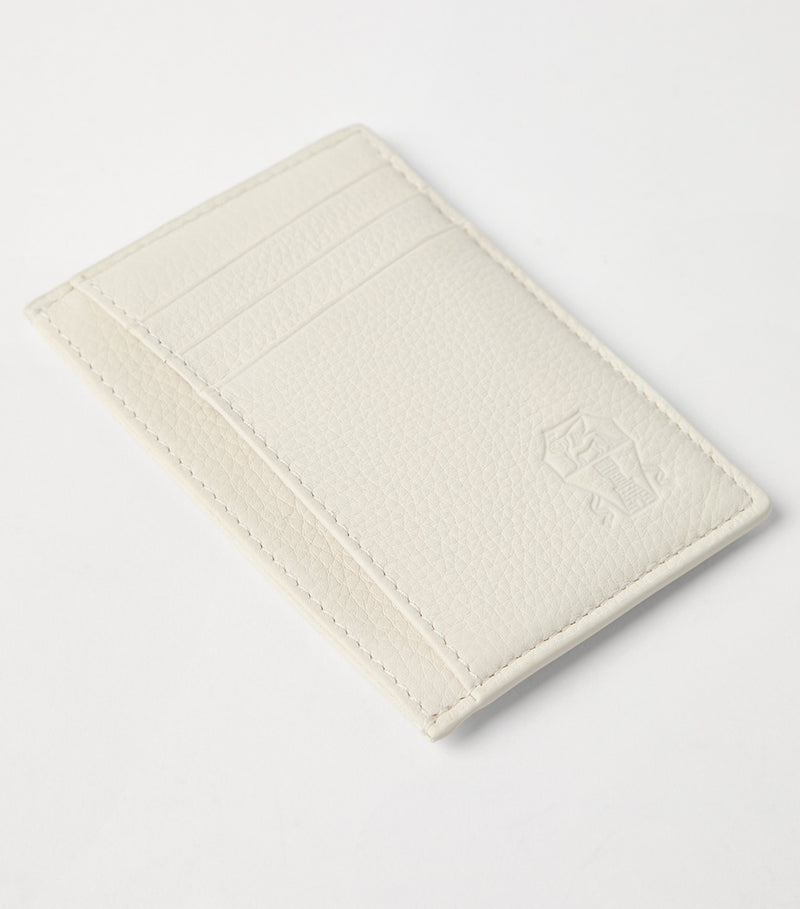 Brunello Cucinelli grained leather card holder, UK version