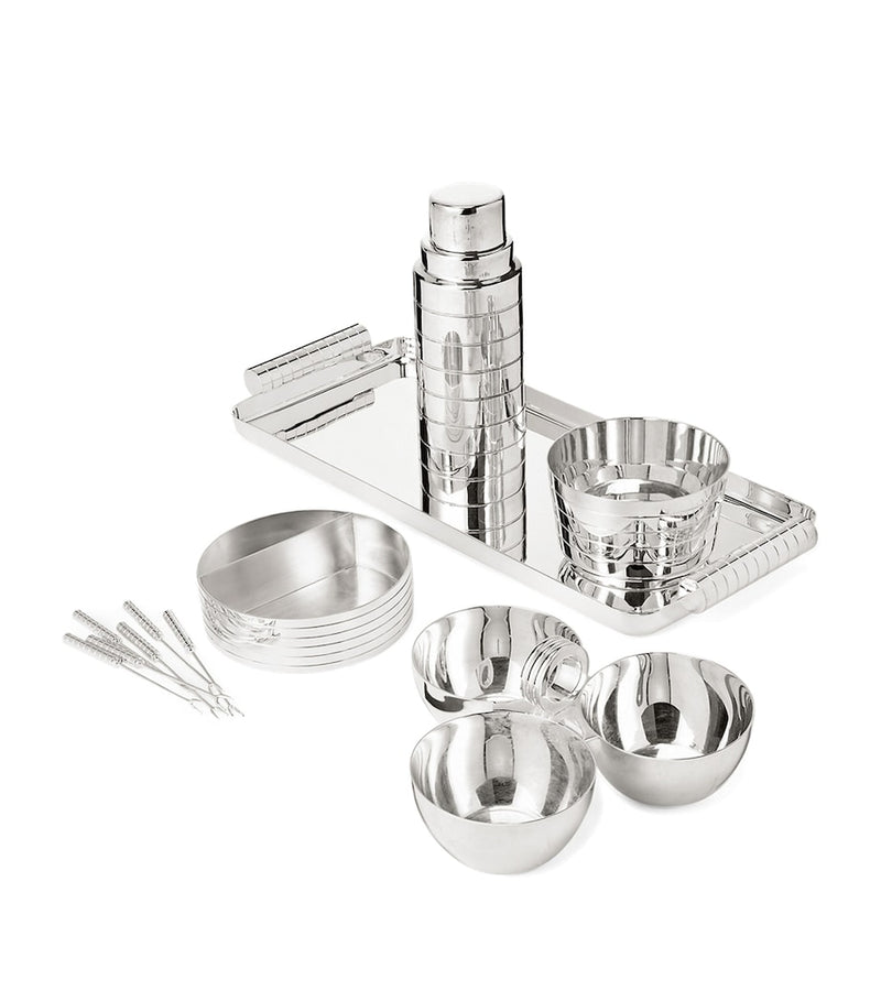 Ralph Lauren Home silver-plated Montgomery nut bowl 10cm, imported from the UK