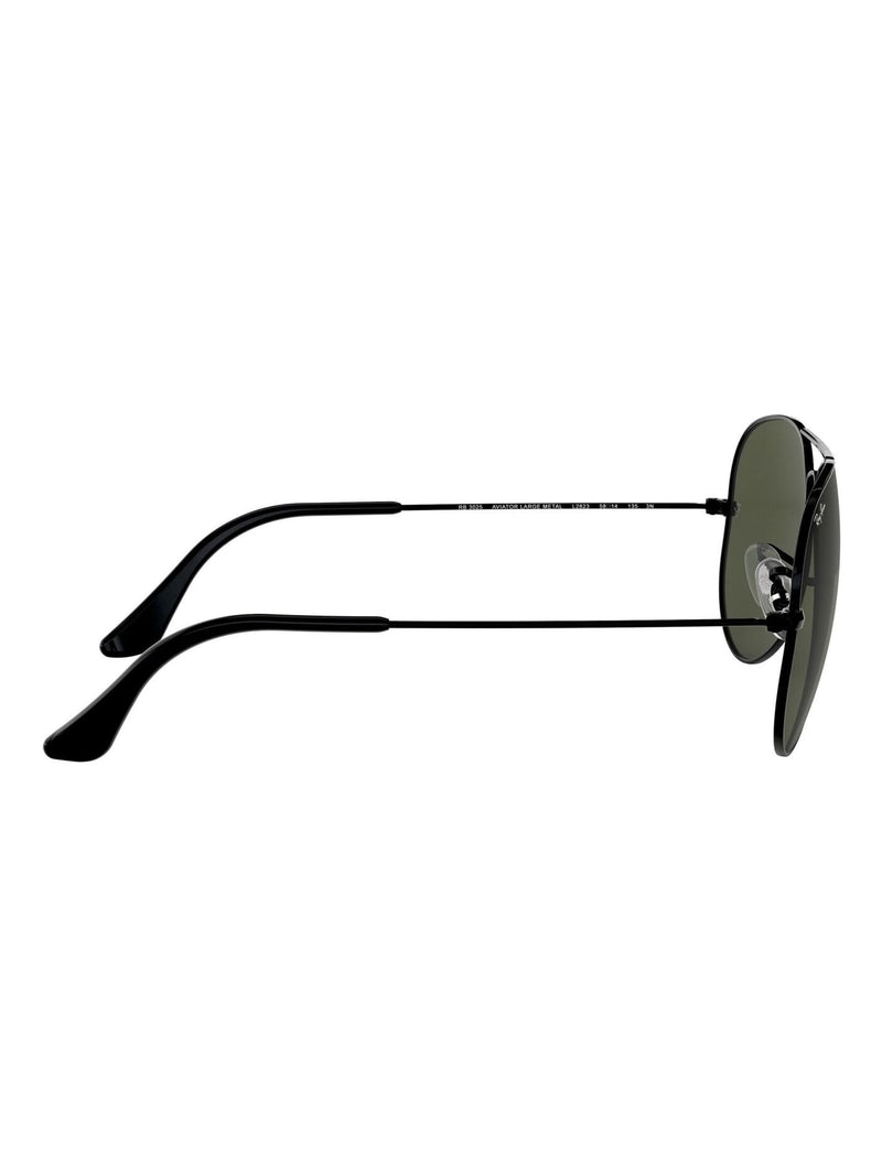 Ray-Ban Black Aviator Sunglasses Large (British brand)