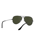 Ray-Ban Black Aviator Sunglasses Large (British brand)
