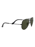 Ray-Ban Black Aviator Sunglasses Large (British brand)