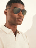 Ray-Ban Black Aviator Sunglasses Large (British brand)