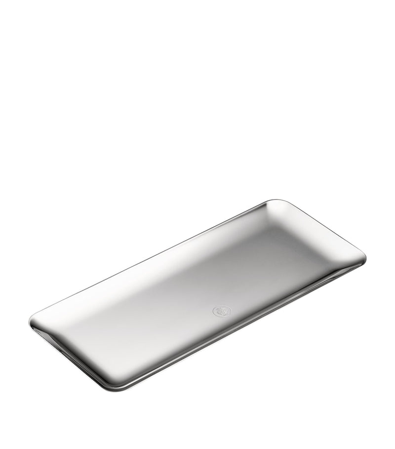 Christofle silver-plated cake dish 37cm x 16cm - British product
