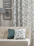 Fusion blue cotton beechwood cushion, UK version