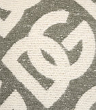 Dolce&Gabbana Casa wool-silk-cashmere logo cushion 50cm x 50cm - British product
