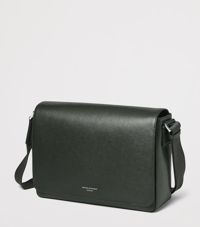 Aspinal of London reporter messenger bag, imported from the UK