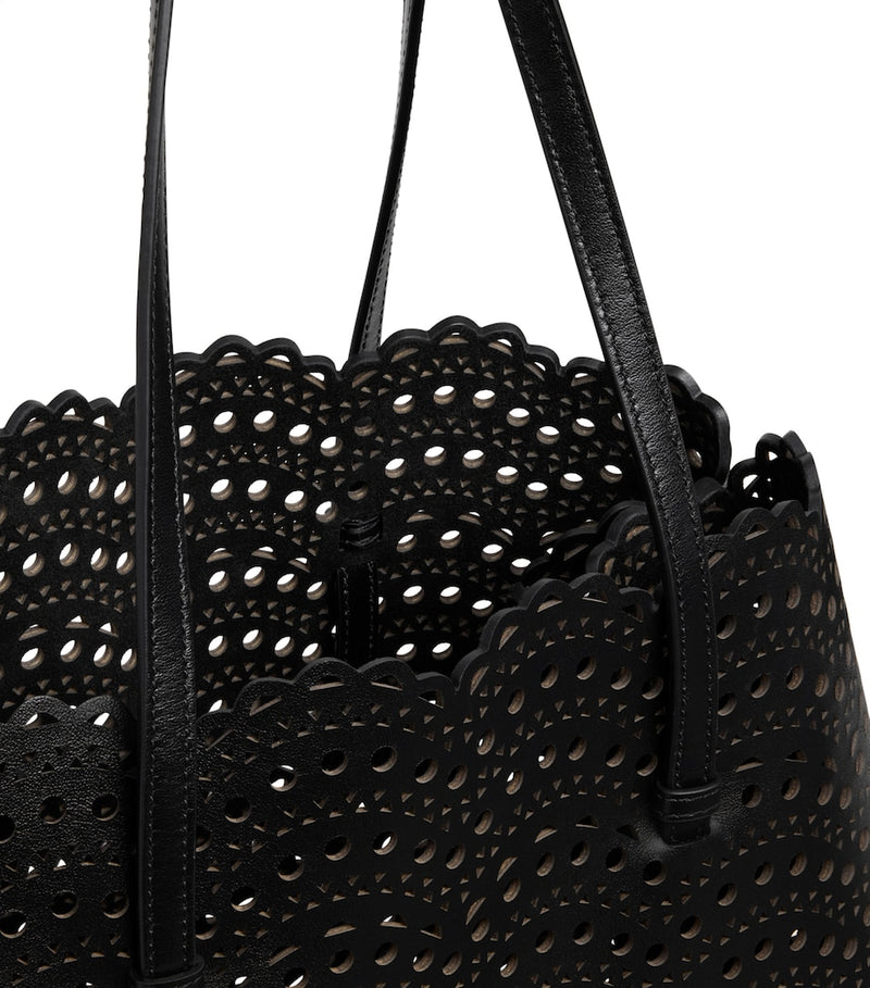 Alaïa Mina Vienne top handle bag in leather, imported from the UK