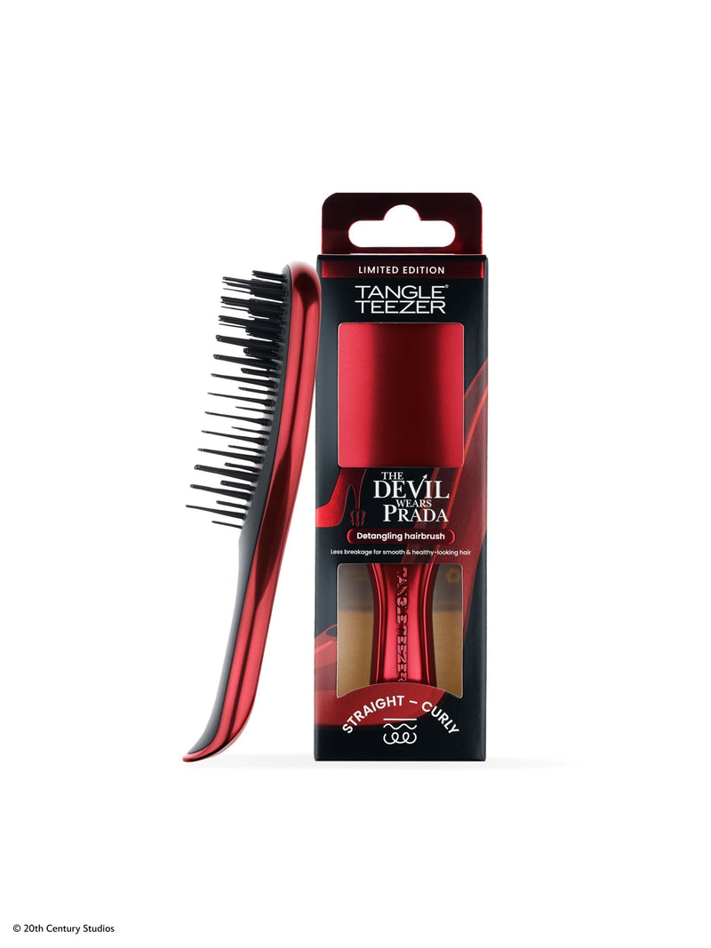 Tangle Teezer Devil Wears Prada detangler brush mini size, imported from the UK