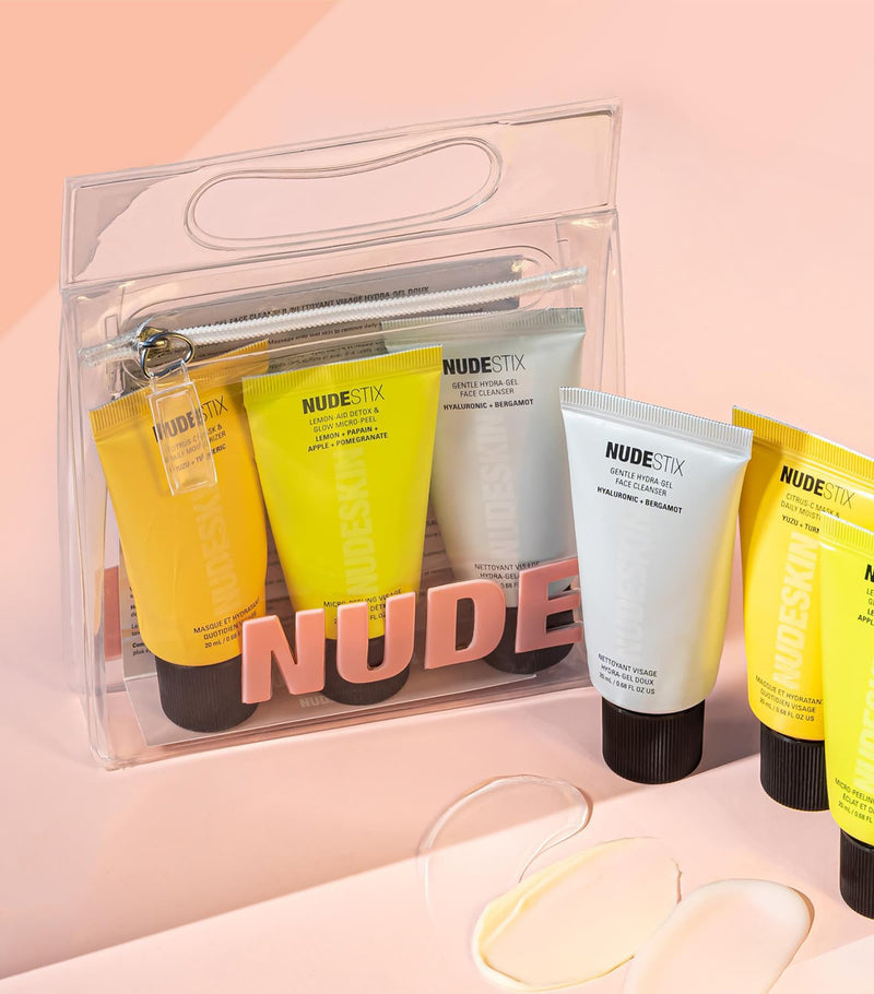 NUDESTIX 3-Step Citrus Set for sensitive skin, imported from the UK