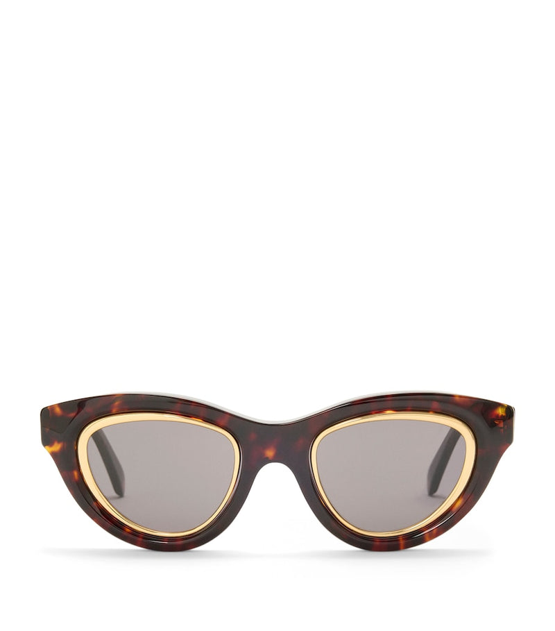LOEWE acetate mini cat eye sunglasses, imported from the UK