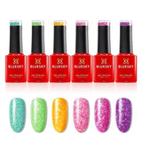 Bluesky gel nail polish neon mini collection 6 x 5ml - British product