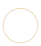 Astrid & Miyu gold-plated curb chain necklace 2mm - British product