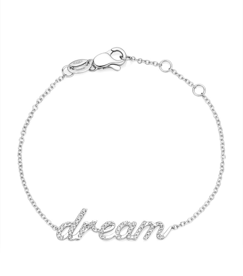 NOA mini white gold and diamond dreams bracelet - British product
