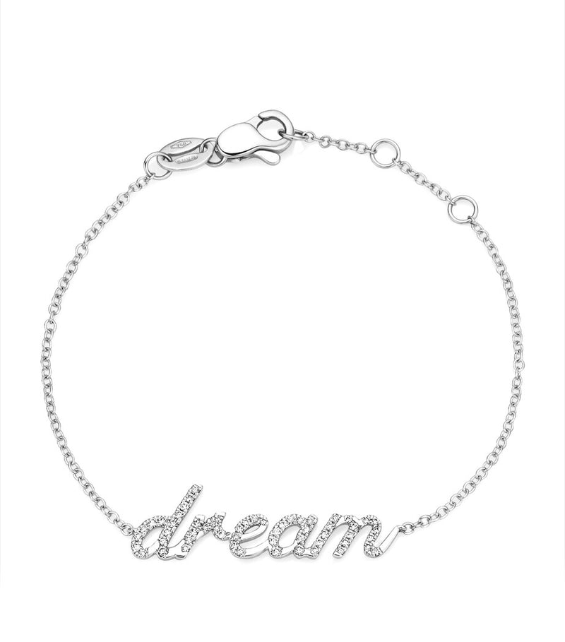 NOA mini white gold and diamond dreams bracelet - British product