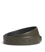 Harrods Giorgio Armani Leather Reversible Belt Strap- Buy online at McGrocer