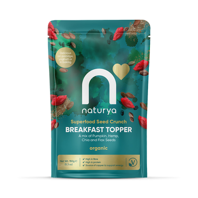 Holland & Barrett Naturya Organic Superfood Breakfast Topper Seed Crunch 150g- Buy online at McGrocer
