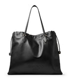 Jimmy Choo leather drawstring tote bag large - British product