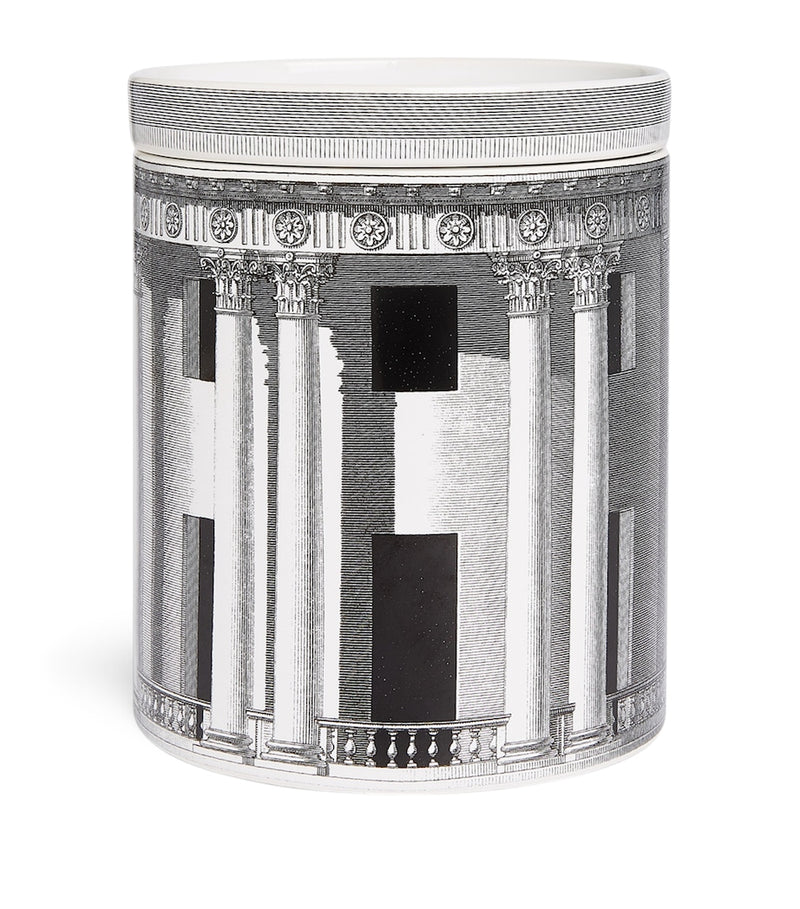 Fornasetti Architettura large candle in ceramic design (British brand)
