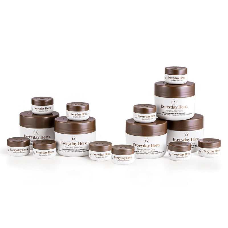 InfiniteAloe Infinite Glow skin care set 5 pots 10 travel (British brand)