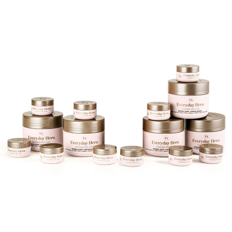 InfiniteAloe Infinite Glow skin care set 5 pots 10 travel (British brand)