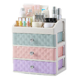 Livingandhome Makeup Organizer 3 Drawer White, UK version