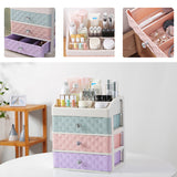 Livingandhome Makeup Organizer 3 Drawer White, UK version
