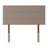 Sealy Kingston Latte fabric headboard double - British product