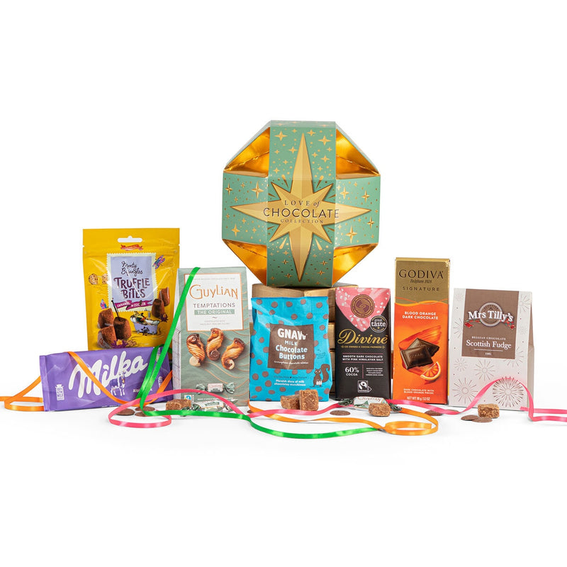 Todhunter chocolate bauble gift set 796g, imported from the UK