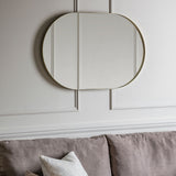 Costco UK Gallery Hurston Elipse Champagne Mirror, 60 x 90cm- Buy online at McGrocer
