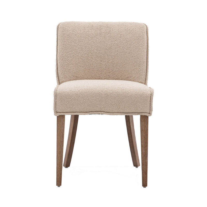 Gallery dining chair Tarnby taupe fabric 2 pack, imported from the UK