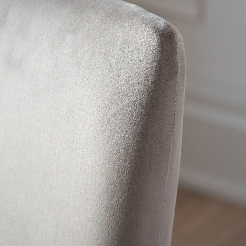 Gallery Grey Velvet Dining Chair 2 Pack - British product