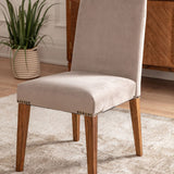 Gallery Grey Velvet Dining Chair 2 Pack - British product