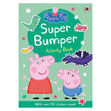 Bluey or Peppa activity book with stickers, imported from the UK