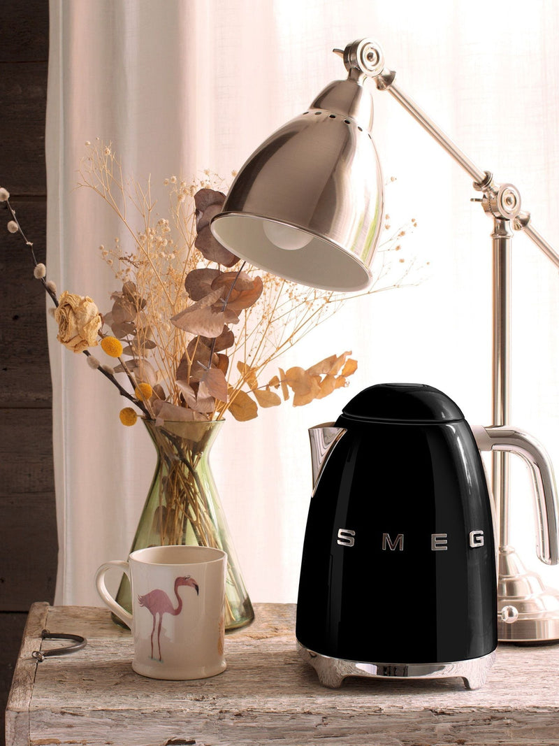 Smeg Gloss Black Retro Kettle 1.7L