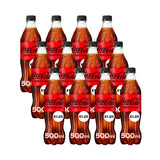 Coca Cola Zero Sugar cola 12 x 500ml - British product