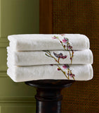 Yves Delorme floral Gaura bath mat 90cm x 160cm (British brand)