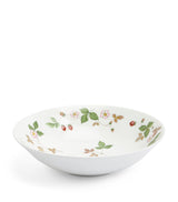 Harrods Wedgwood Fine Bone China Wild Strawberry Coupe Bowl 20.5cm- Buy online at McGrocer