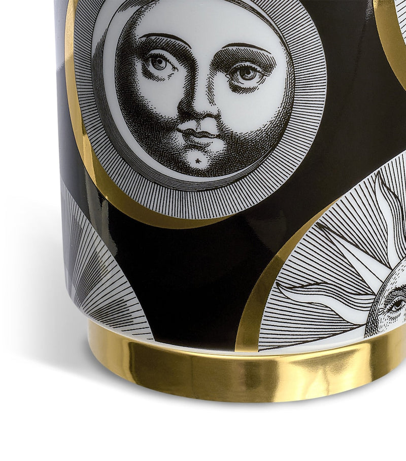 Fornasetti Soli e Lune scented candle with gold detailing, 235g - British product