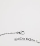 Monica Vinader sterling silver Siren Muse disc chain necklace, imported from the UK