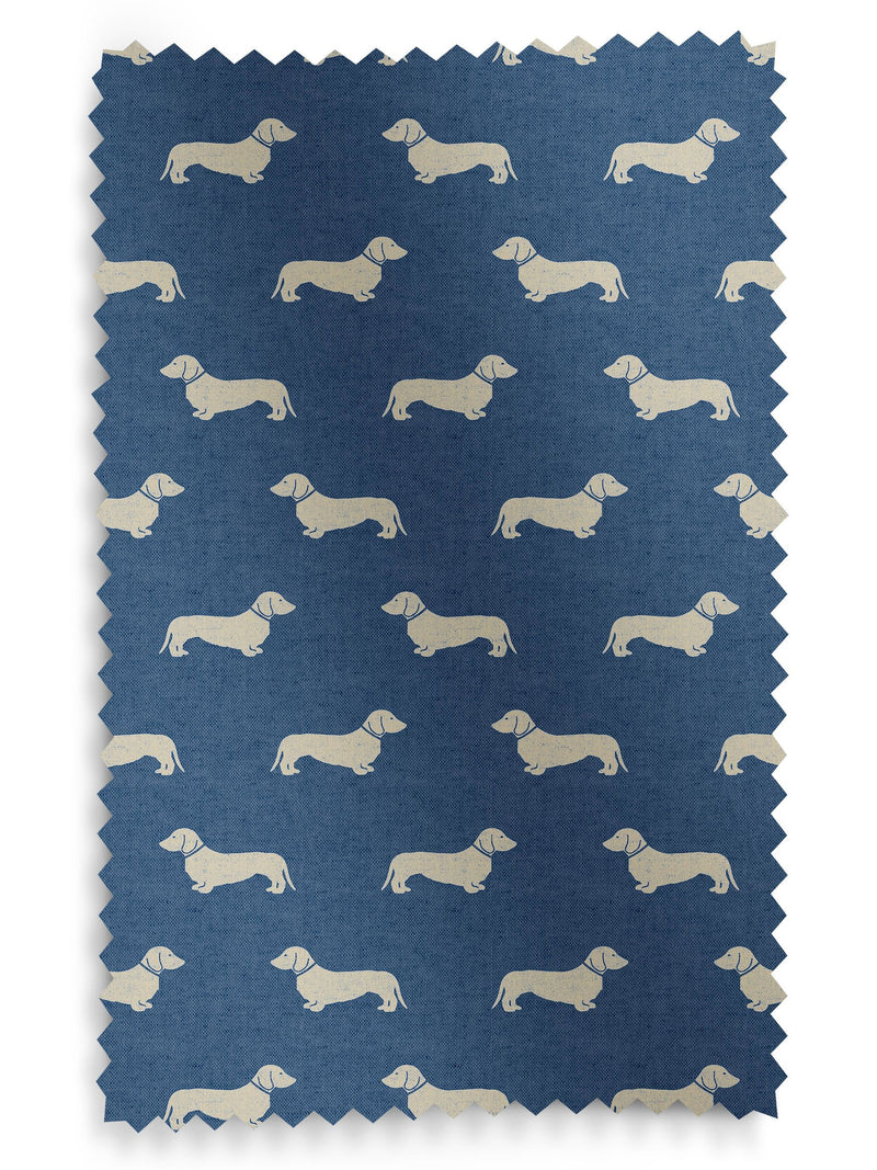 Emily Bond Indigo Peggy roller blind, UK version