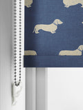 Emily Bond Indigo Peggy roller blind, UK version