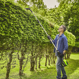 Greenworks cordless long reach hedge trimmer 51cm blade (British brand)
