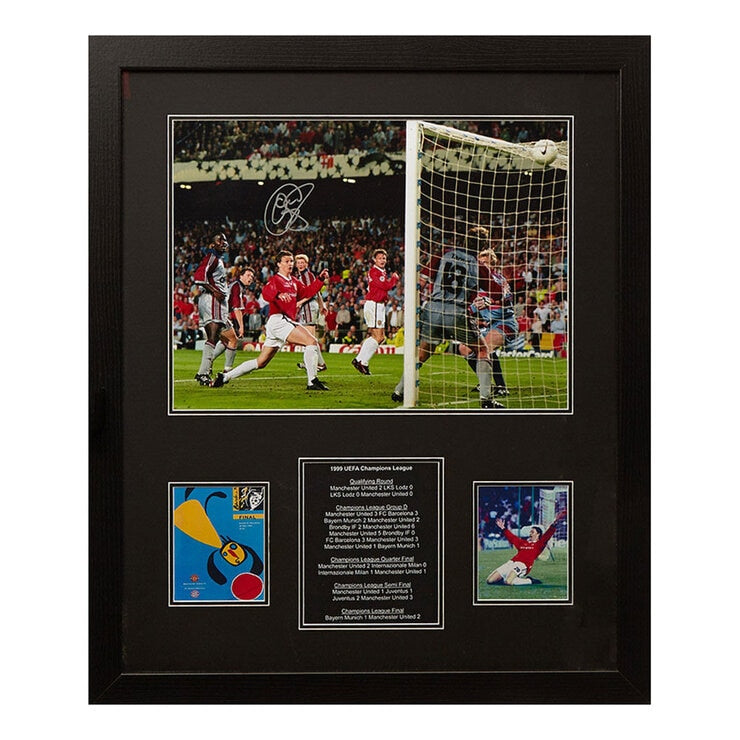 Allstarsignings Solskjaer signed framed photograph 55.5x66 cm - British product