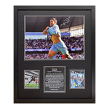Photographie encadrée signée par Allstarsignings de Sergio Aguero, version britannique