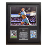 Photographie encadrée signée par Allstarsignings de Sergio Aguero, version britannique