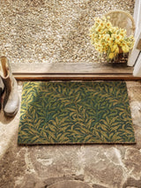 Next Morris & Co Green Willow Boughs Coir Doormat- Buy online at McGrocer