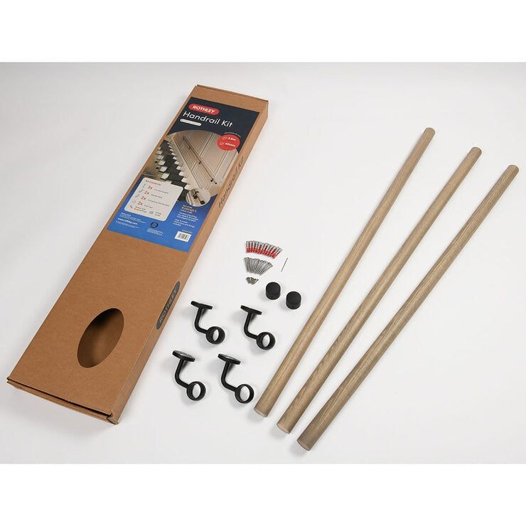 Rothley handrail kit driftwood finish 3500mm - British product