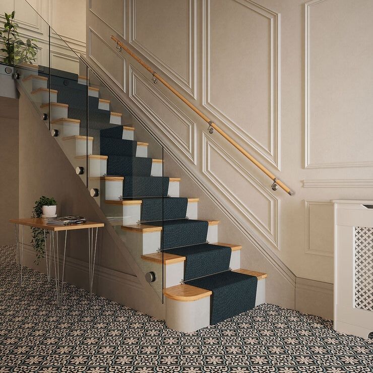 Rothley handrail kit oak wood finish 3600mm, UK version