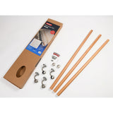 Rothley handrail kit oak wood finish 3600mm, UK version