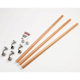 Rothley handrail kit oak wood finish 3600mm, UK version